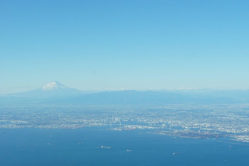 横浜と富士山